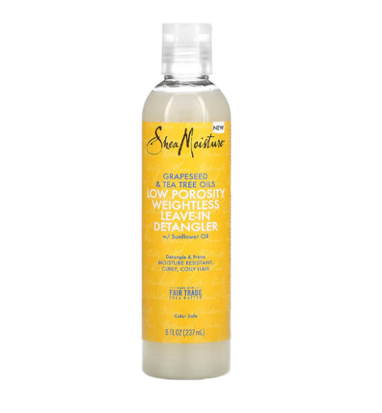 SheaMoisture, Low Prosperity Weightless Leave-In Detangler, Traubenkern- und Teebaum?l, 237 ml