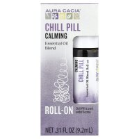 Aura Cacia, ?therische-?le-Mischung, Roller zur Entspannung, Chill Pill, 0,31 fl oz (9,2 ml)