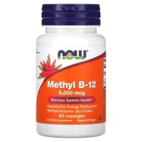 NOW Foods, Methyl B12, 5.000 mcg, 60 Lutschtabletten