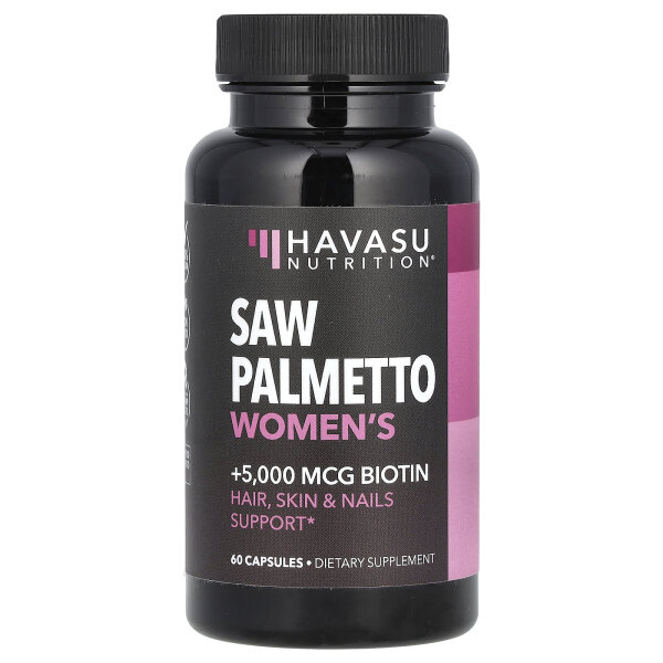 Havasu Nutrition, Saw Palmetto Women?s, S?gepalmenbeere f?r Frauen, 60 Kapseln