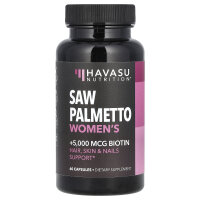 Havasu Nutrition, Saw Palmetto Women?s, S?gepalmenbeere f?r Frauen, 60 Kapseln
