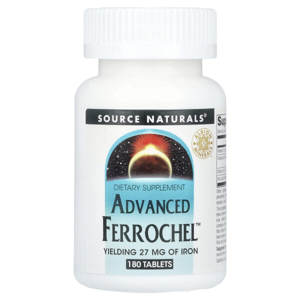 Source Naturals, Advanced Ferrochel, 180 Tabletten
