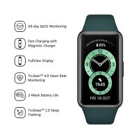 HUAWEI Band 6, 1,47 Zoll FULLVIEW OLED-Display, 96 Trainingsmodi, Grün