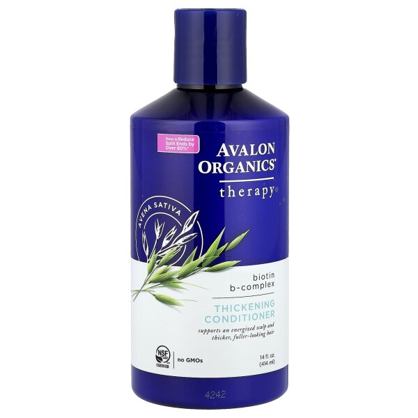 Avalon Organics, Thickening Conditioner, Biotin-B-Komplex, Therapy, 397 g