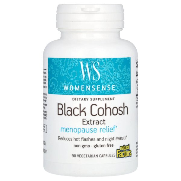 Natural Factors, WomenSense, Trauben-Silber-Extrakt, Menopause, 90 vegetarische Kapseln