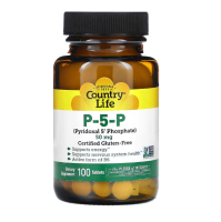 Country Life, P-5-P, 50 mg, 100 Tabletten