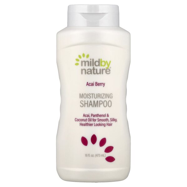 Mild By Nature, Acai Berry Moisturizing Shampoo, feuchtigkeitsspendendes Shampoo mit Acai-Beere, 473 ml