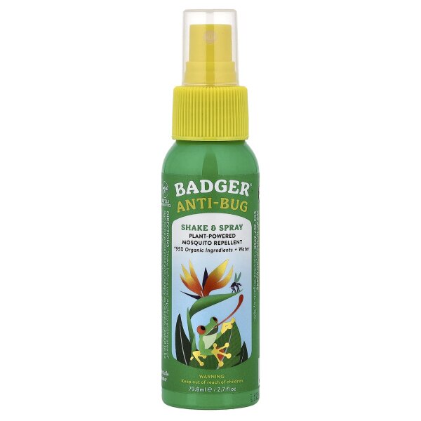 Badger, Anti-Bug, Shake & Spray, Antim?ckenspray, Sch?tteln und Spr?hen, 78,85 ml