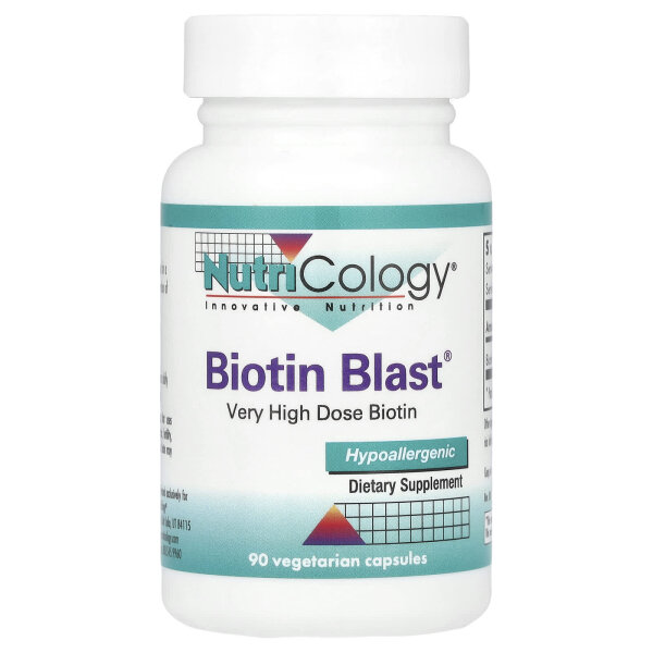 Nutricology, Biotin Blast, 90 vegetarische Kapseln