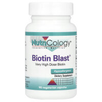 Nutricology, Biotin Blast, 90 vegetarische Kapseln