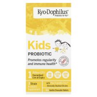 Kyolic, Kids Probiotic, Probiotikum f?r Kinder, Vanille, 60 Kautabletten