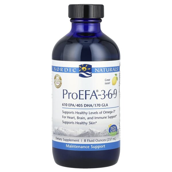 Nordic Naturals, ProEFA?-3-6-9, Lemon, 8 fl oz (237 ml)