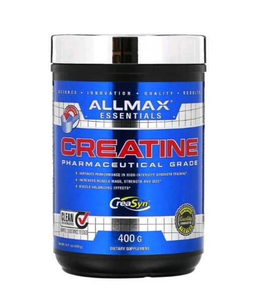 ALLMAX, Kreatin-Pulver, 100% reines mikronisiertes Kreatin-Monohydrat, 400g