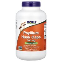 NOW Foods, Flohsamenschalen, 500 mg, 500 vegetarische...