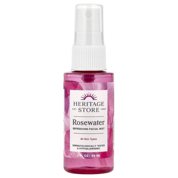 Heritage Store, Rosenwasser, Zerst?uber, Rosenbl?tter, 59 ml