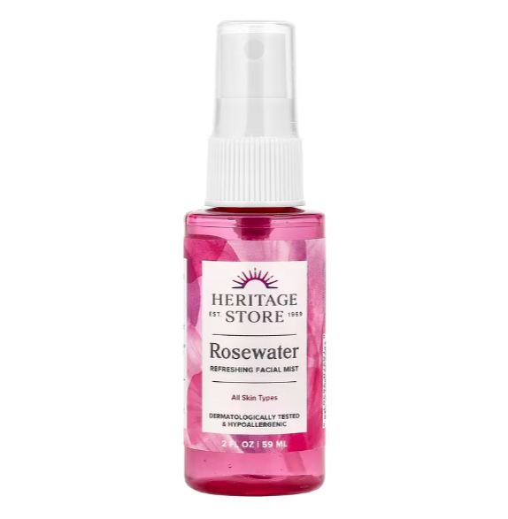 Heritage Store, Rosenwasser, Zerst?uber, Rosenbl?tter, 59 ml
