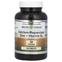 Amazing Nutrition, Calcium-Magnesium-Zink + Vitamin D3, 150 Tabletten