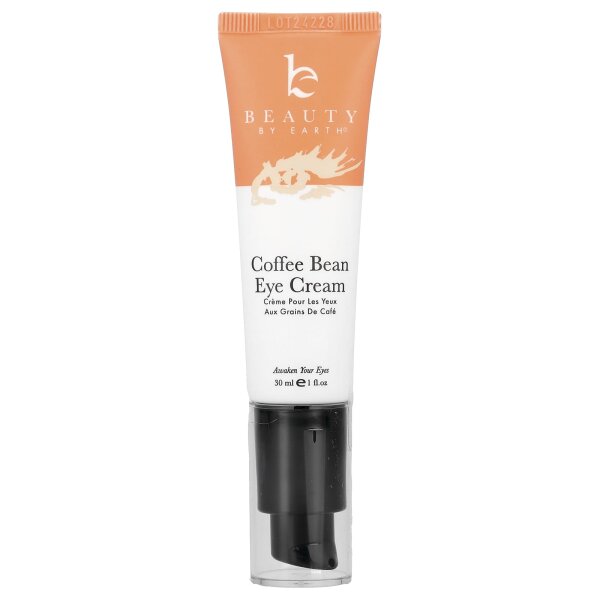 Beauty By Earth, Coffee Bean Eye Cream, Augencreme mit Kaffeebohnen, 1 fl. oz. (30 ml)