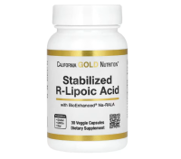 California Gold Nutrition, Stabilized R-Lipoic Acid,...