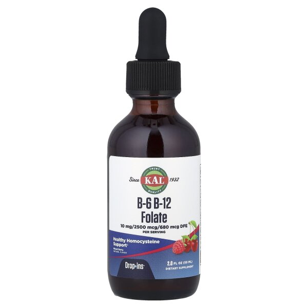 KAL, B-6 B-12 Fols?ure, nat?rlich gemischte Beeren, 59 ml