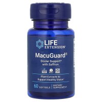 Life Extension, MacuGuard, Ocular Support with Saffron, Unterst?tzung f?r die Augen mit Safran, 60 Weichkapseln