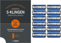 Amazon 5-fach-Klingen f?r Herrenrasierer 12 St?ck...