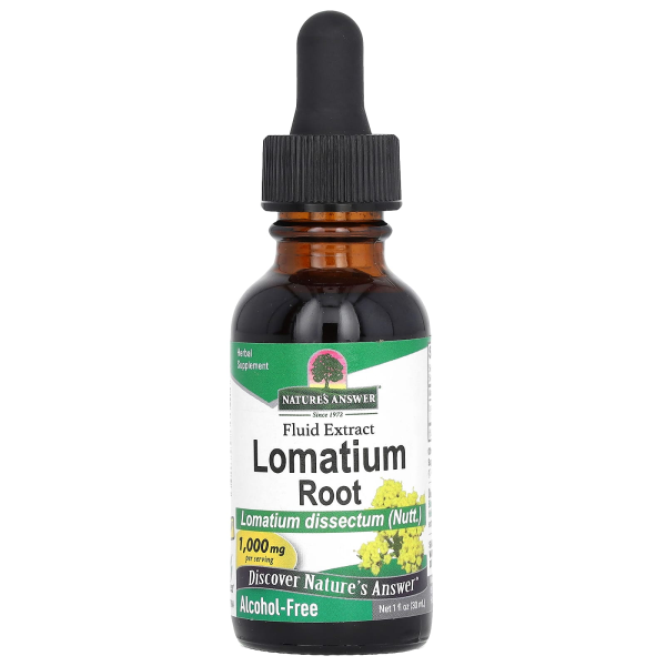 Natures Answer, Lomatium Root, Lomatiumwurzel, alkoholfrei, 1.000 mg, 30 ml