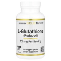 California Gold Nutrition, L-Glutathione (Reduced), (reduziertes) L-Glutathion, 500 mg, 120 pflanzliche Kapseln