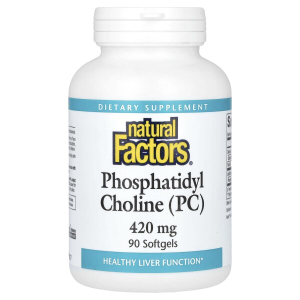 Natural Factors, Phosphatidylcholin (PC), 420 mg, 90 Weichkapseln