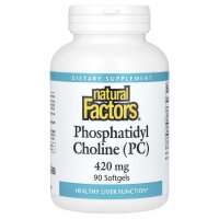 Natural Factors, Phosphatidylcholin (PC), 420 mg, 90...