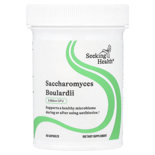 Seeking Health, Saccharomyces Boulardii, 5 Milliarden KBE, 60 vegetarische Kapseln