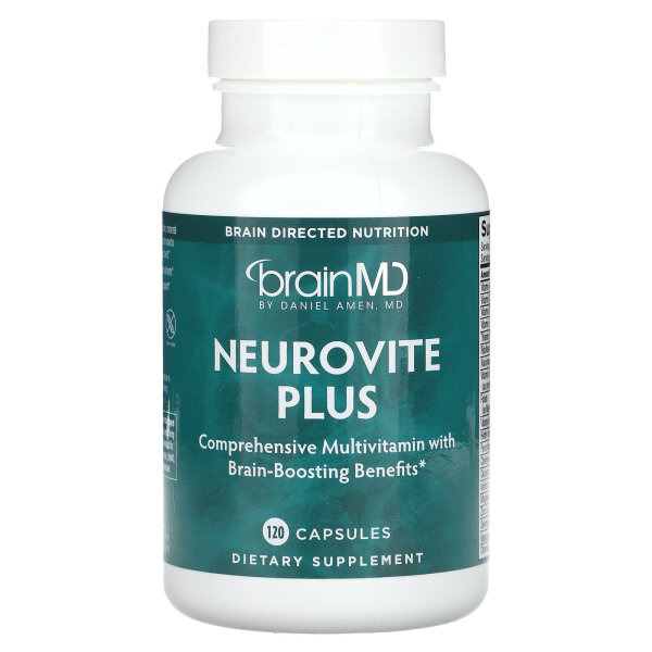 BrainMD, Neurovite Plus, 120 Kapseln