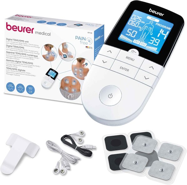 Beurer EM 49 Digital TENS/EMS 3-in-1 Reizstromger?t Muskelstimulation Massage
