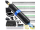 Unihuby Maschine Set Anf?nger mit Power Supply, 40 teilig, ?bungshaut, Grip