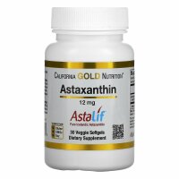 California Gold Nutrition, Astaxanthin, 12 mg, 30...