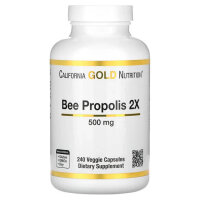 California Gold Nutrition, Bee Propolis 2X, 500 mg, 240...