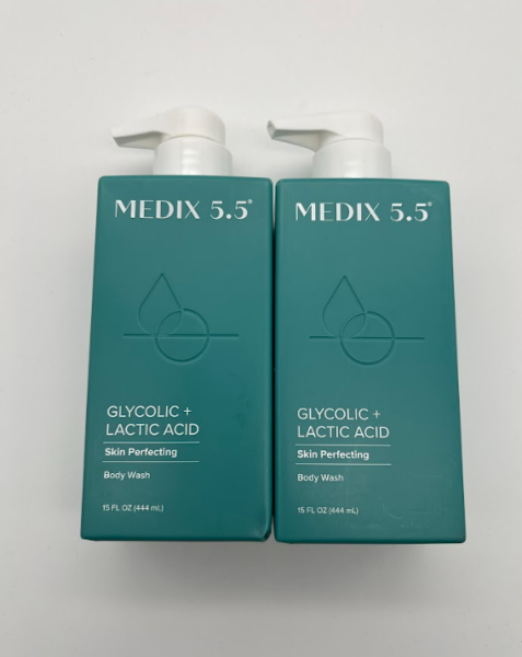 2x Medix 5.5, Duschgel für eine perfekte Haut, Glycol + Milchsäure, 444 ml