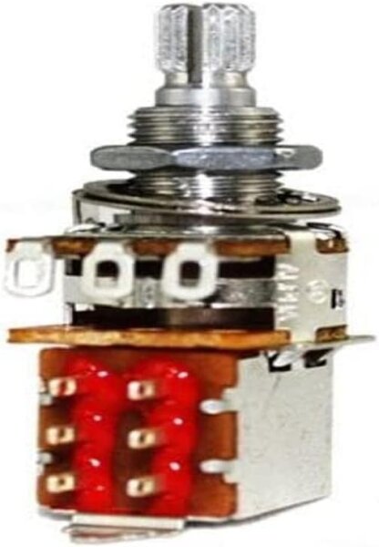 Allparts EP-0285-000 CTS Push/Pull Potentiometer, 250K, logarythmisch