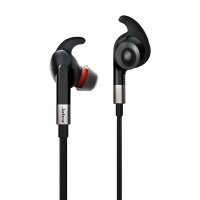Jabra Evolve 75e MS Wireless Earbuds – Microsoft Certified Earphones With Long-Lasting Battery Life – Vibrating Neckband and Busylight – Black