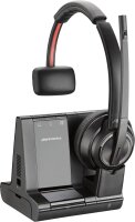 Poly Bluetooth DECT Headset Savi W8210 Monaurale Tragevariante (mit USB) in Schw