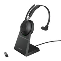 Jabra Evolve2 65 Wireless PC Headset mit Ladestation...