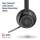Poly - Voyager Focus UC mit Ladeständer (Plantronics) - Bluetooth Dual-Ear (Stereo) Headset mit Boom Mic - USB-C Kompatibel mit PC und Mac - Aktive Geräuschunterdrückung - Teams, Zoom & mehr