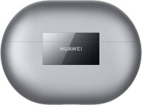 HUAWEI FreeBuds Pro True Wireless Bluetooth Kopfhörer mit intelligenter Geräuschunterdrückung, 3 Mikron System, schnelles kabelloses Aufladen, Silber Frost, 55033466, Silberfrost