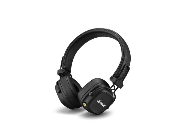 Marshall Major IV On Ear B-WARE Bluetooth Kopfhörer, Kabelloser Ohrhörer, Faltbar, 80 Stunden kabellose Akkukapazität - Schwarz