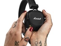 Marshall Major IV On Ear B-WARE Bluetooth Kopfhörer, Kabelloser Ohrhörer, Faltbar, 80 Stunden kabellose Akkukapazität - Schwarz