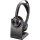 Poly - Voyager Focus 2 UC USB-A Headset mit Ladestation - Bluetooth Dual-Ear (Stereo) Headset with Boom Mic - USB-A PC/Mac Compatible - Active Noise Canceling - Works with Teams, Zoom & more
