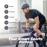 Amazfit Powerbuds Pro Sport Kopfhörer Bluetooth kabellose Earbuds mit aktiver Noise Cancelling, Herzfrequenzüberwachung, Fitnesstracking, 4 Modi, 6 Mikrofonen, 30H Spielzeit, Weiß, Normal