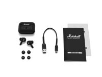 Marshall Motif ANC - True Wireless Active Noise Cancelling Geräuschunterdrückung In-ear Bluetooth Ohrhörer, Kabelloser Kopfhörer, 20 kabellose Stunden Akkukapazität - Schwarz