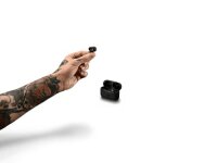 Marshall Motif ANC - True Wireless Active Noise Cancelling Geräuschunterdrückung In-ear Bluetooth Ohrhörer, Kabelloser Kopfhörer, 20 kabellose Stunden Akkukapazität - Schwarz