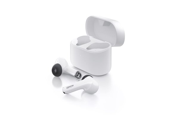Denon AH-C830WNC kabellose In Ear Kopfhörer mit Bluetooth und Noise Cancelling, Soundmaster-Tuning und bis zu 24 Stunden Akkulaufzeit, Weiß, Normel